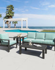 Zuo Modern Rolig Aluminum Black Outdoor Coffee Table
