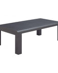 Zuo Modern Rolig Aluminum Black Outdoor Coffee Table