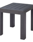 Zuo Modern Rolig Aluminum Black Outdoor Side Table