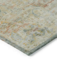 LOOMLAN Rugs Rosantha Tan Washable Indoor-Outdoor Rug