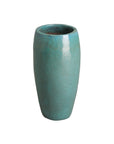 Emissary Round 20"H Teal Ceramic Jar