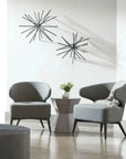 Essentials For Living Round Bento Accent Table Slate Gray Concrete