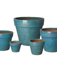 Emissary Round Ceramic Flower Pot