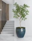 Emissary Round Crafted Ceramic Planter