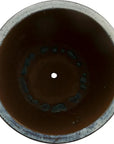 Emissary Round Distressed White Ceramic Planter