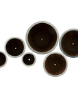 Emissary Round Distressed White Ceramic Planter