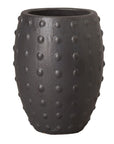 Emissary Round Studded Handcrafted Ceramic Outdoor Planter