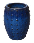 Emissary Round Studded Handcrafted Ceramic Outdoor Planter