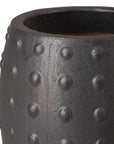 Emissary Round Studded Handcrafted Ceramic Outdoor Planter