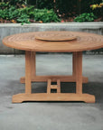 HiTeak Royal 59-inch Round Outdoor Dining Table