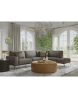 SUNPAN Rubin Concrete Outdoor Round End Table