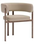 Zuo Modern Ruge Faux Leather Dining Chair 2PC