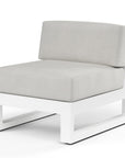 Sunset West Newport Sunbrella Armless Outdoor Club Chair