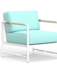 Sunset West Sabbia Sunbrella Modern Outdoor Club Chair