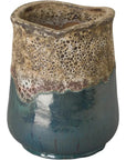 Emissary Sack Reef Teal Ceramic Planter