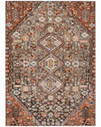 Addison Rugs Saelain Brown Washable Indoor-Outdoor Rug