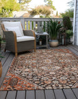Addison Rugs Saelain Brown Washable Indoor-Outdoor Rug