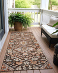 Addison Rugs Saelain Brown Washable Indoor-Outdoor Rug