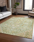 Addison Rugs Saelain Green Washable Indoor-Outdoor Rug