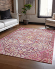 Addison Rugs Saelain Red Washable Indoor-Outdoor Rug