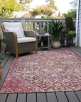 Addison Rugs Saelain Red Washable Indoor-Outdoor Rug