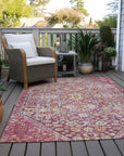 Addison Rugs Saelain Red Washable Indoor-Outdoor Rug