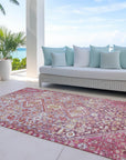 Addison Rugs Saelain Red Washable Indoor-Outdoor Rug