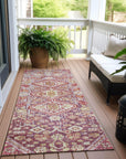 Addison Rugs Saelain Red Washable Indoor-Outdoor Rug