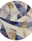 Addison Rugs Saelara Blue Washable Indoor-Outdoor Rug