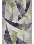 Addison Rugs Saelara Purple Washable Indoor-Outdoor Rug