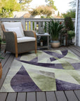 Addison Rugs Saelara Purple Washable Indoor-Outdoor Rug