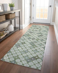 Addison Rugs Saelaris Green Washable Indoor-Outdoor Rug