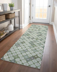 Addison Rugs Saelaris Green Washable Indoor-Outdoor Rug
