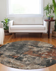 Addison Rugs Saelien Brown Washable Indoor-Outdoor Rug