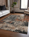 Addison Rugs Saelien Brown Washable Indoor-Outdoor Rug