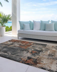 Addison Rugs Saelien Brown Washable Indoor-Outdoor Rug