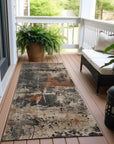 Addison Rugs Saelien Brown Washable Indoor-Outdoor Rug