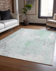 Addison Rugs Saelion Green Washable Indoor-Outdoor Rug
