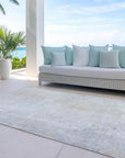 Addison Rugs Saelion Ivory Washable Indoor-Outdoor Rug