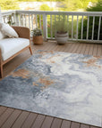 Addison Rugs Saelira Gray Washable Indoor-Outdoor Rug