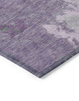 Addison Rugs Saelira Purple Washable Indoor-Outdoor Rug