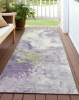 Addison Rugs Saelira Purple Washable Indoor-Outdoor Rug
