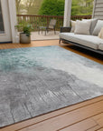 Addison Rugs Saelius Blue Washable Indoor-Outdoor Rug