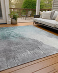 Addison Rugs Saelius Blue Washable Indoor-Outdoor Rug