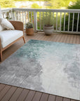 Addison Rugs Saelius Blue Washable Indoor-Outdoor Rug