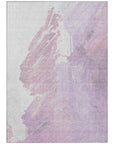 Addison Rugs Saelon Purple Washable Indoor-Outdoor Rug
