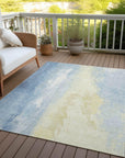 Addison Rugs Saelor Blue Washable Indoor-Outdoor Rug