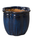 Emissary Scalloped Ceramic Outdoor Planter
