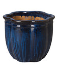 Emissary Scalloped Ceramic Outdoor Planter