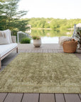 LOOMLAN Rugs Scarlune Brown Washable Indoor-Outdoor Rug